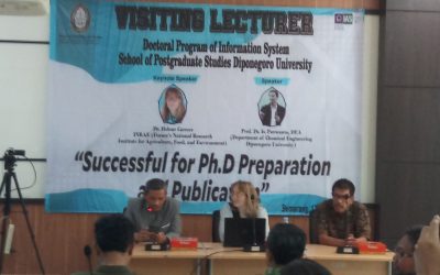 Visiting Lecturer dengan Tema “Successful for Ph.D Preparation and Publication”