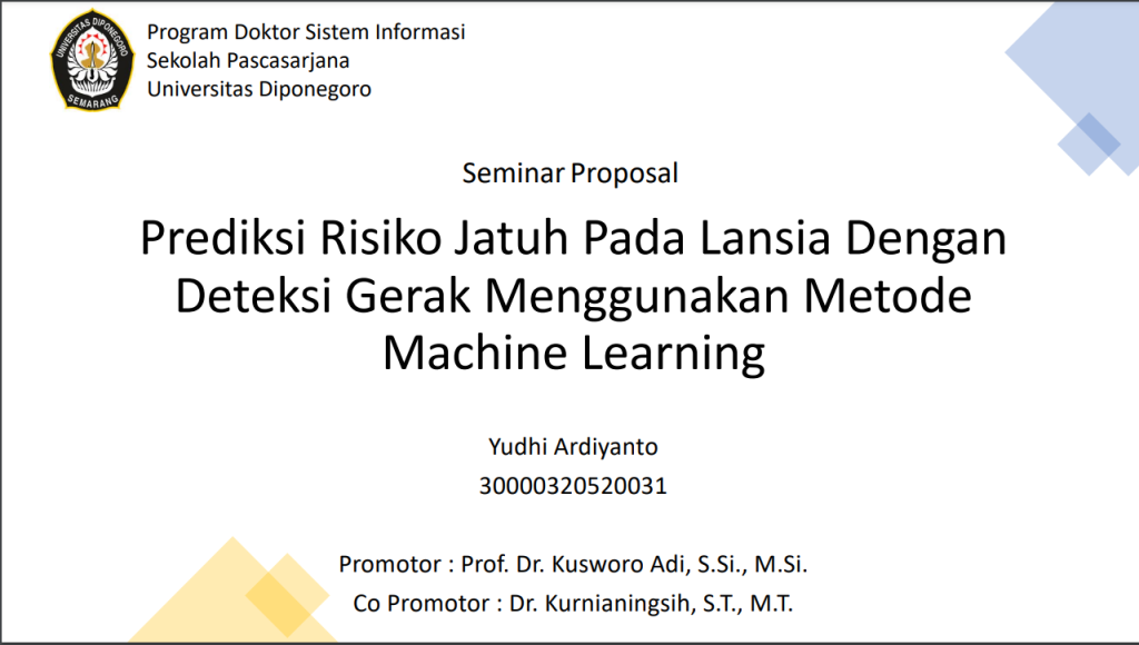 Undip Information Systems Doctoral Dissertation Proposal Seminar Examination by doctorsiundip