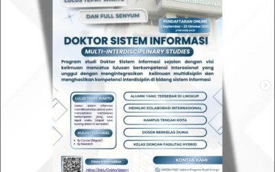 Pendaftaran Gelombang Dua Mahasiswa  Doktor Sistem Informasi Universitas Diponegoro