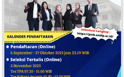 Admission of New Students Independent Examination for Doctoral Information Systems at Undip Postgraduate School