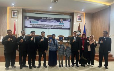 Murya Kudus University lecturer AHMAD ABDUL CHAMID received a doctorate after defending his dissertation in the Dissertation examination for the Information Systems Doctoral Study Program (DSI) at the Postgraduate School of Diponegoro University (Undip)