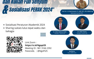 “Tips for Graduating on Time and Studying Full of Smiles & PERAK 2024 Socialization”