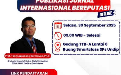 Coaching Clinic Publikasi Jurnal Internasional Bereputasi